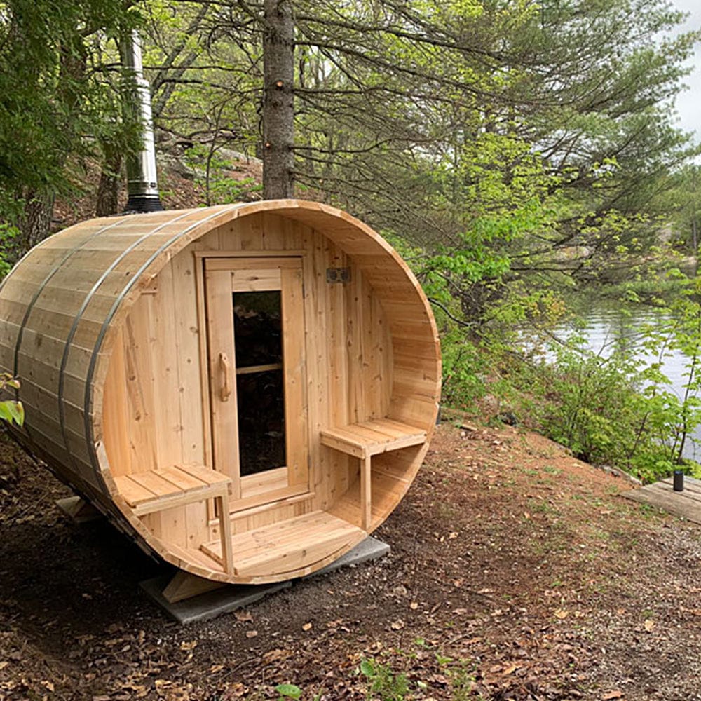 Dundalk Canadian Timber White Cedar Serenity Outdoor Sauna CTC2245W