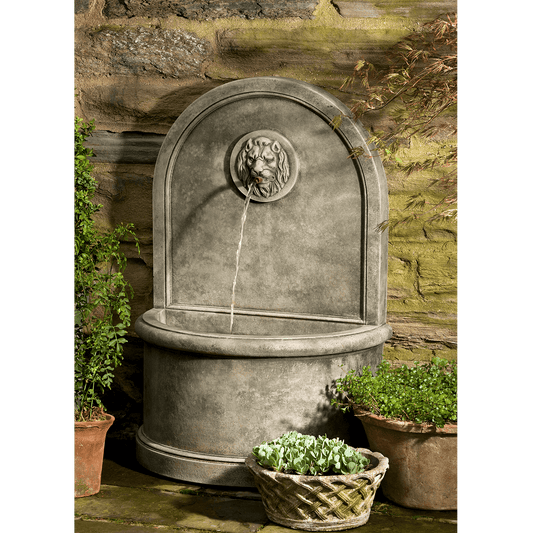 Campania International Lion Wall Fountain - FT-165