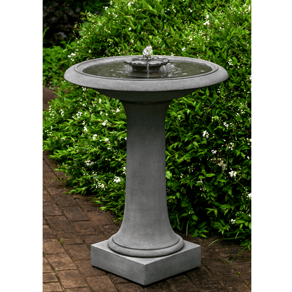 Campania International Camellia Birdbath Fountain - FT-311