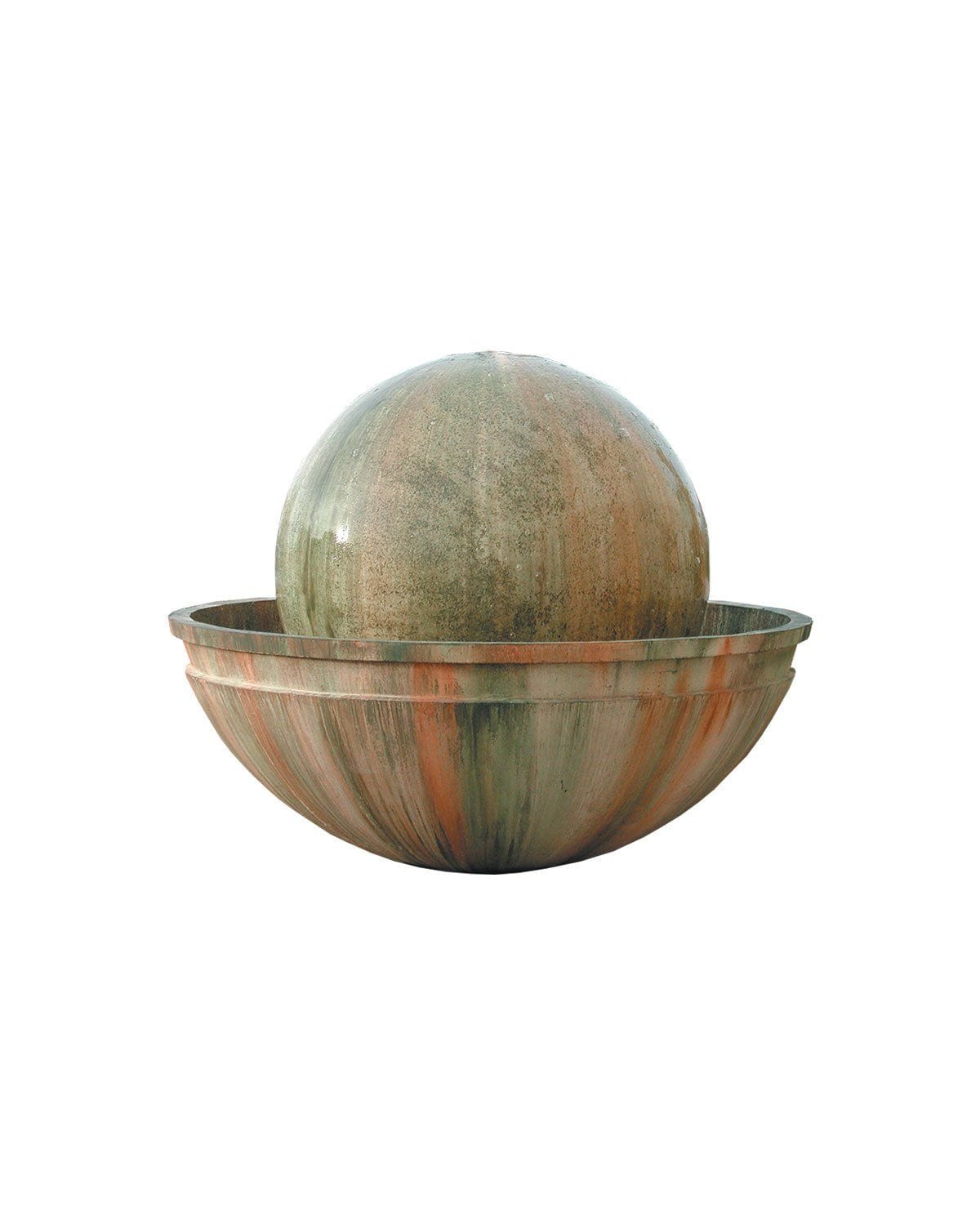 G-48/WLKP-72 GFRC Gist Ball & Bowl Fountain - 72W x 59H Gist