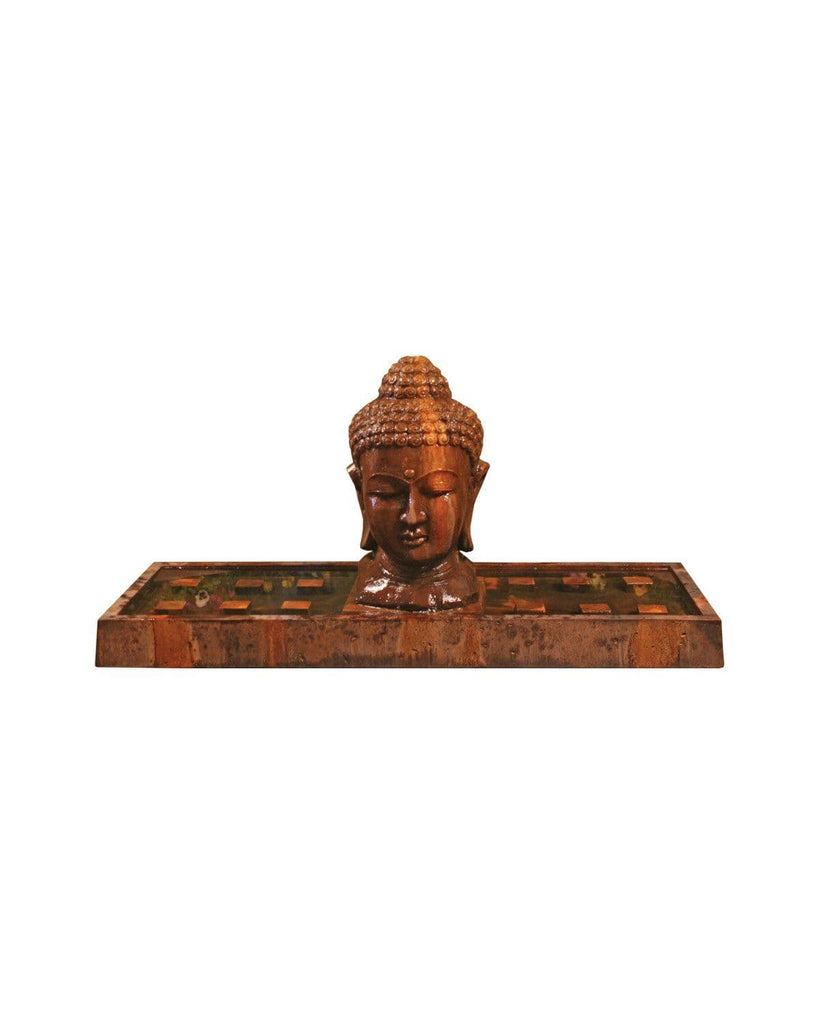 G-BHEAD-FTN LG GFRC Gist Buddha Head Fountain (Large) - 75W x 29D x 38H Gist