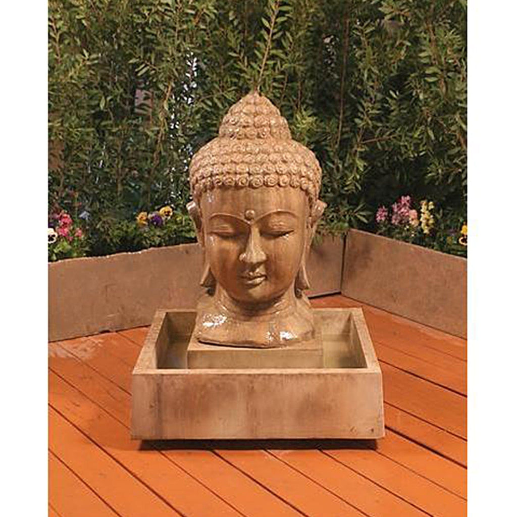 Gist Buddha Head Fountain (Small) 32W x 40H - G-BHEAD-FTN SM