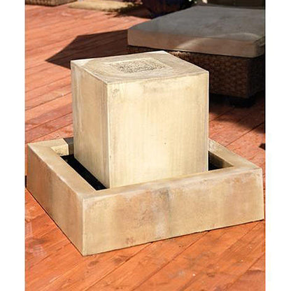 Gist Block Fountain 32W x 32D x 26H - G-BLKF