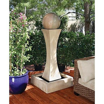 Gist Large I Fountain w/ Ball 32W x 32D x 100H - G-IIIF-LARGE-B18