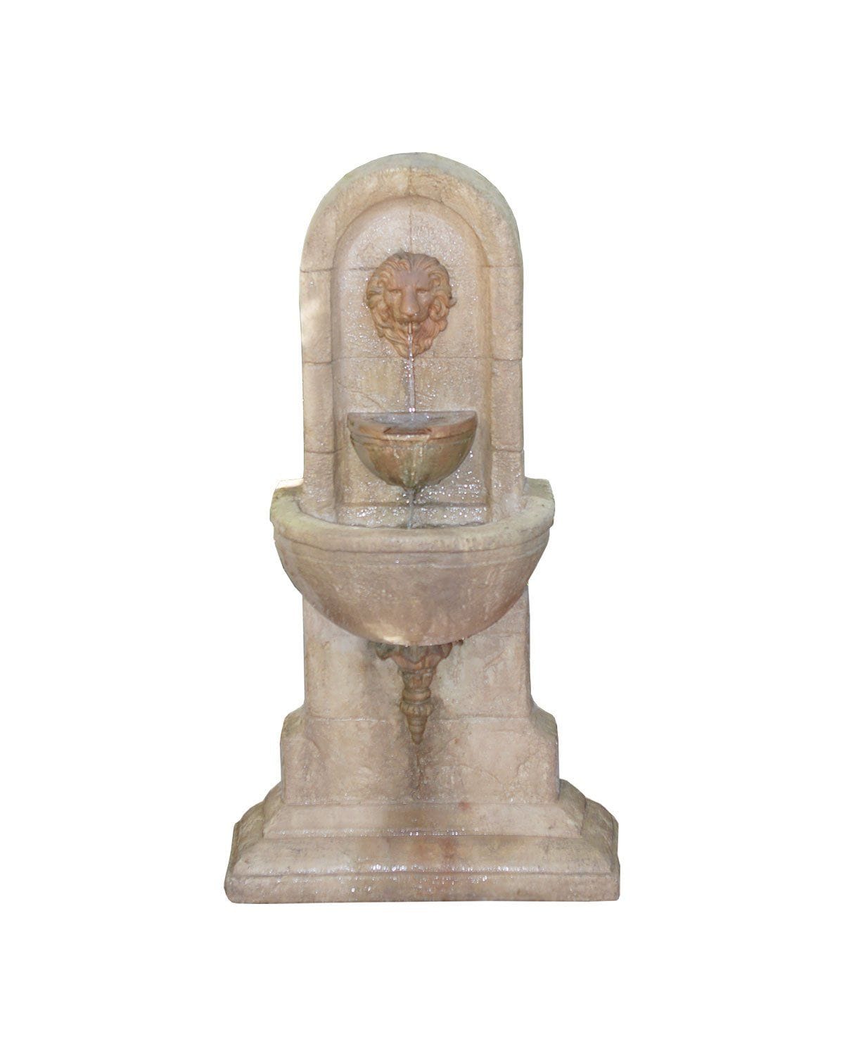 G-LONF GFRC Gist Lion Fountain - 34W x 18D x 60H Gist