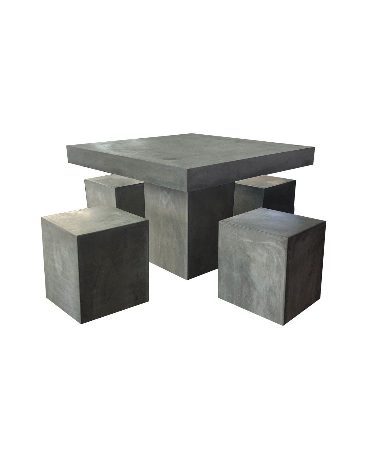 GFRC Gist Piazza: Individual Pieces - Concrete Table, Bench & Stool Gist
