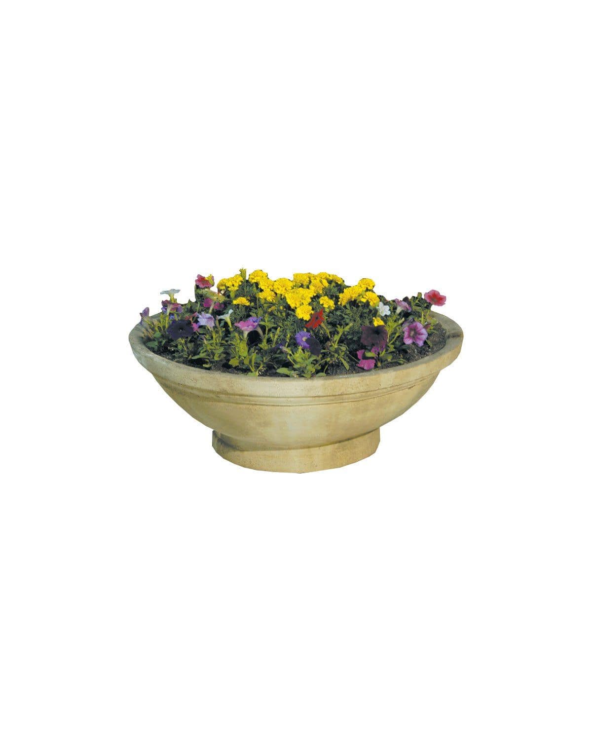 GFRC Gist Wok Planter w/ Pedestal Gist