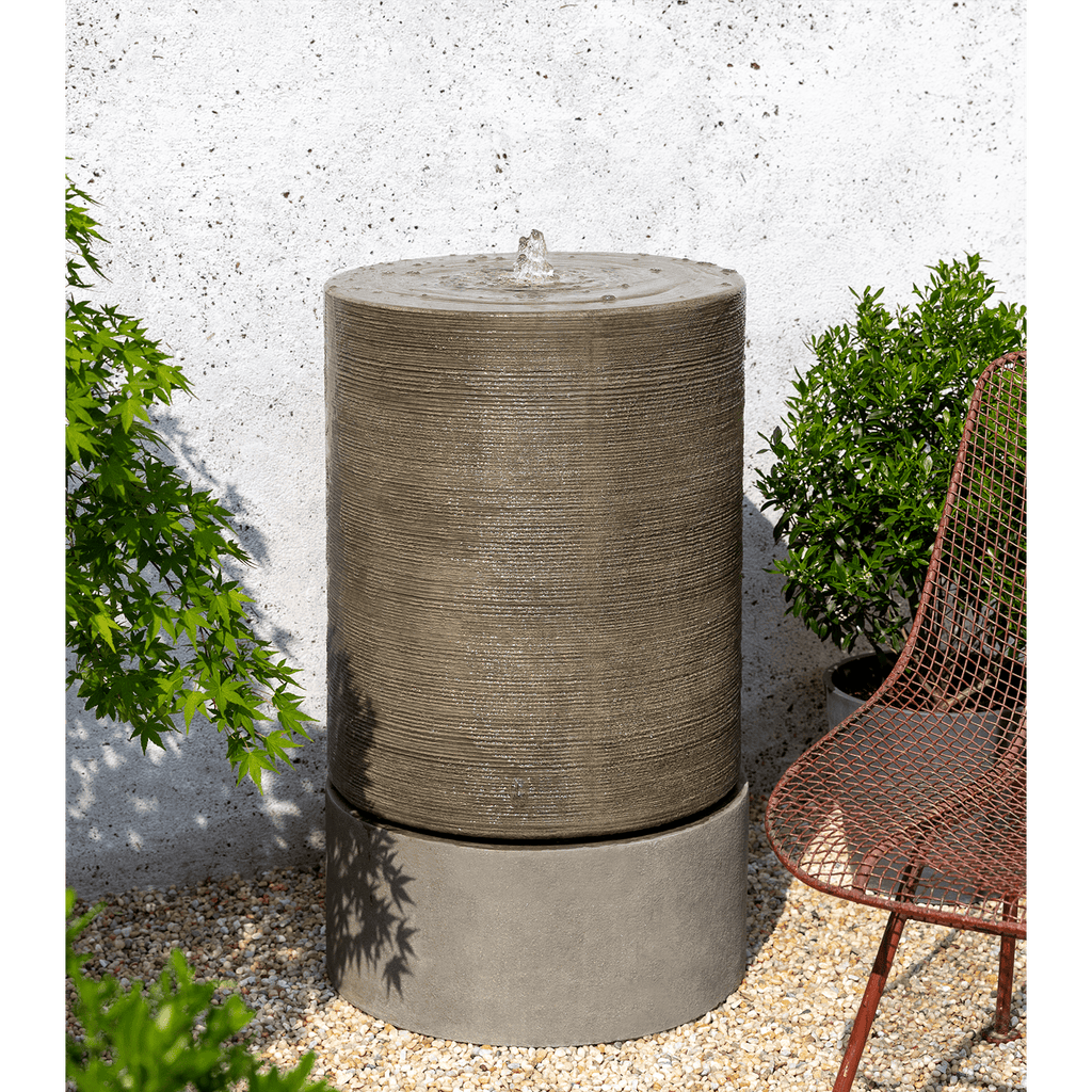 Campania International Large Cylinder Fountain - GFRCFT-1107