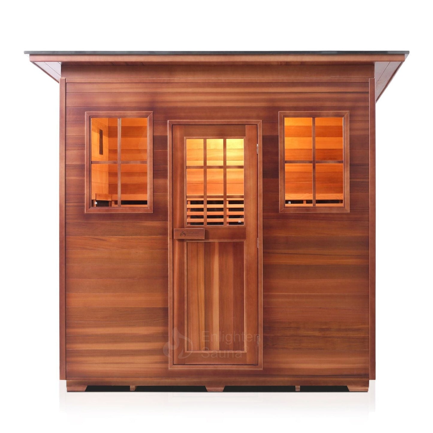 Enlighten Full Spectrum Infrared Sauna SIERRA - 5 Slope - 5 Person Outdoor Sauna