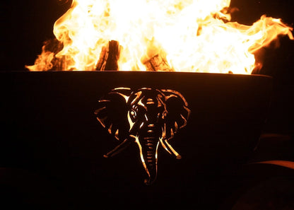 Fire Pit Art - Africa's Big Five Fire Pit Art