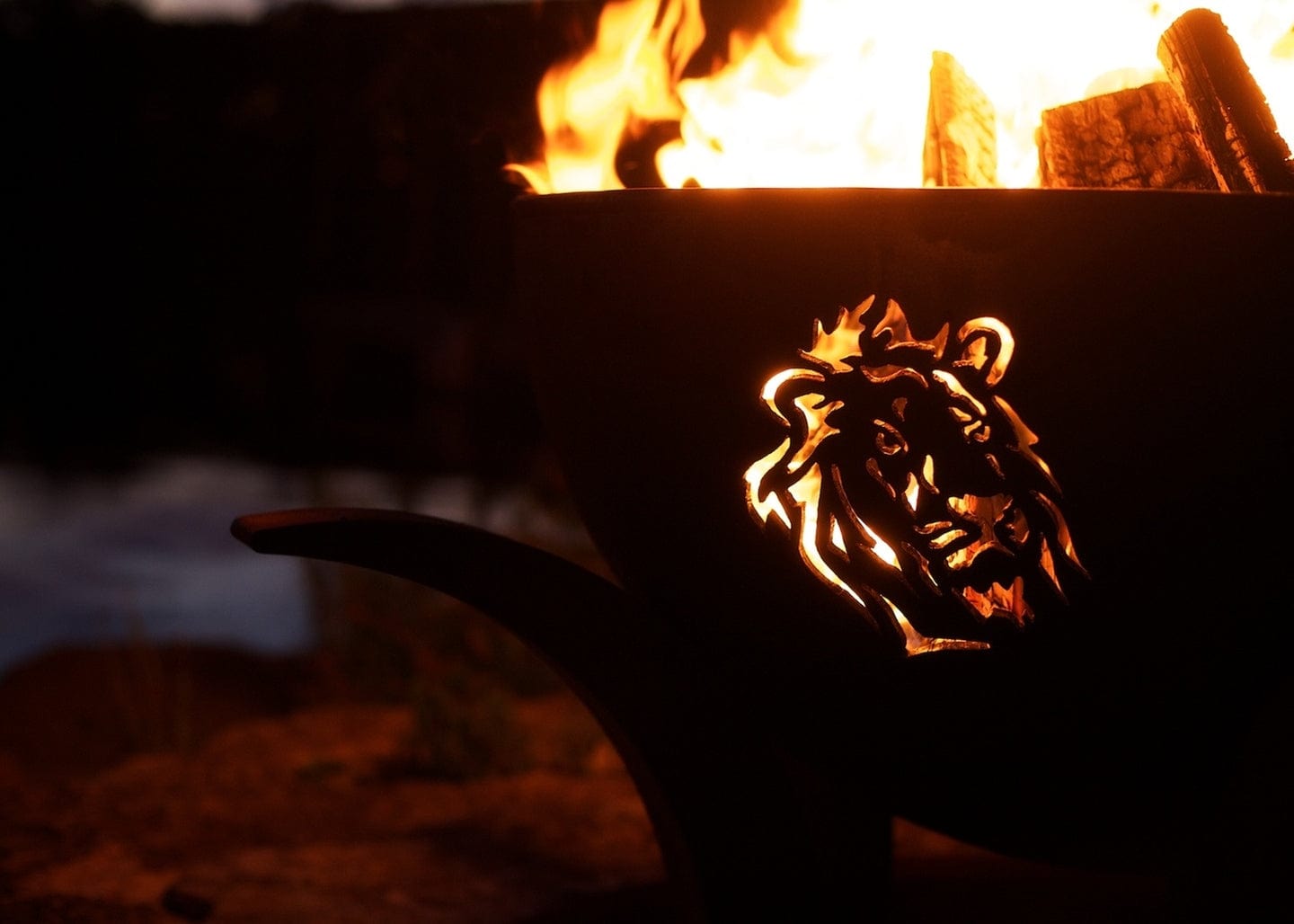 Fire Pit Art - Africa's Big Five Fire Pit Art