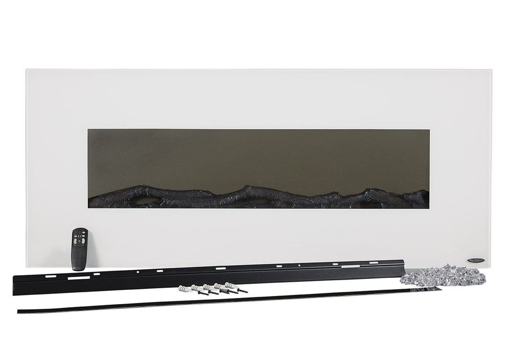 The Ivory 50" Wall Mounted Electric Fireplace Touchstone