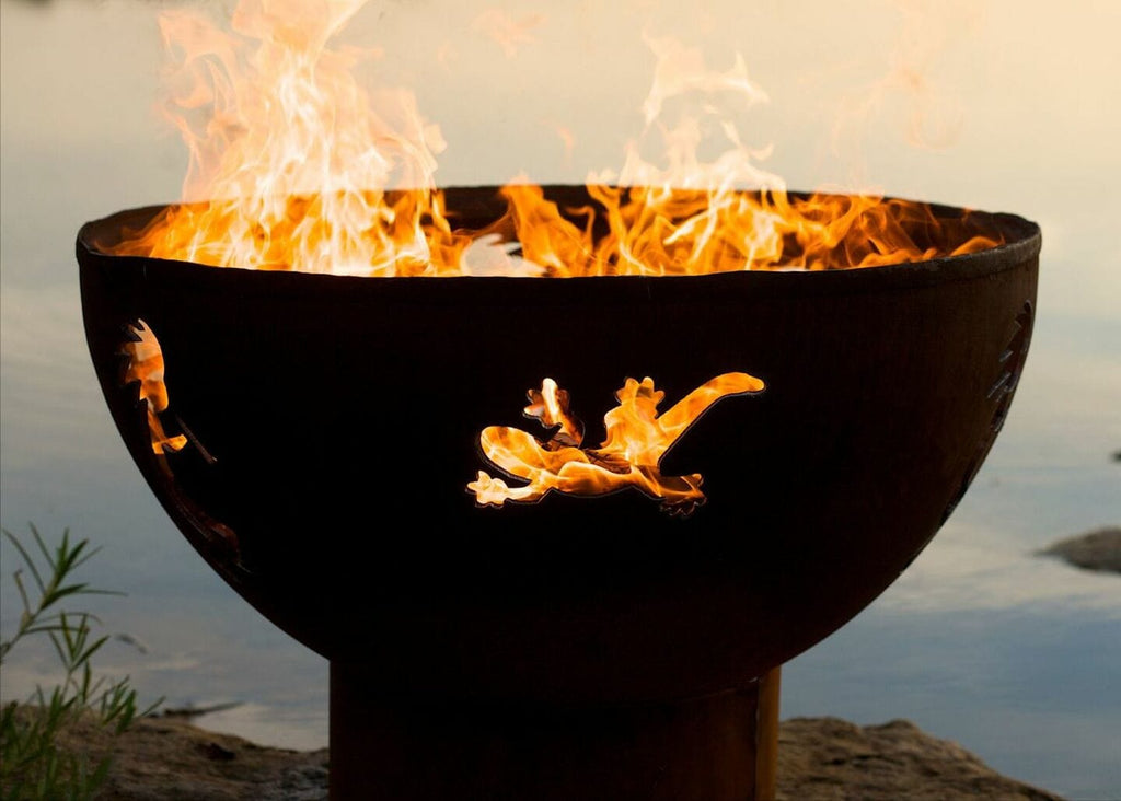 Fire Pit Art - Kokopelli Fire Pit Art