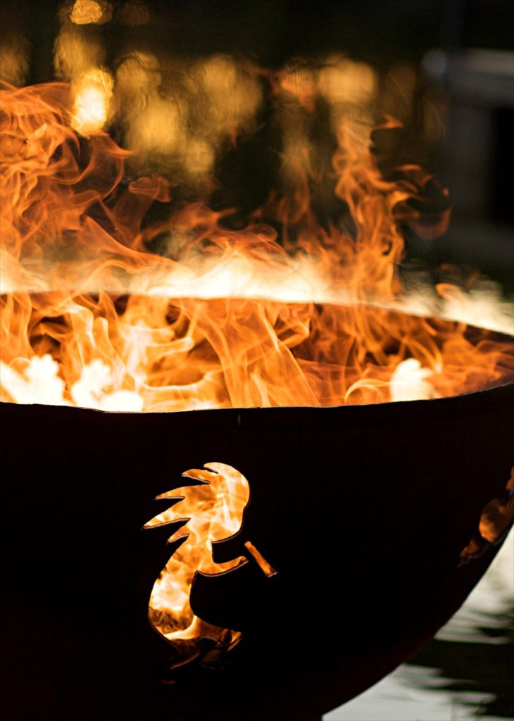 Fire Pit Art - Kokopelli Fire Pit Art