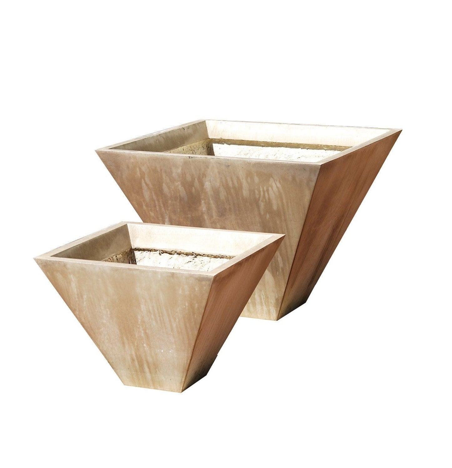 G-OBLP GFRC Gist Oblique Planter Large - 35 1/2W x 35 1/2D x 30H Gist