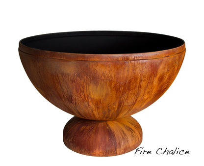 Artisan Fire Bowls Oho Flame Fire Chalice Artisan Fire Bowl 30 / Patina Finish Ohio Flame