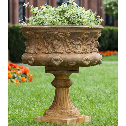 Campania International Smithsonian Morning Glory Urn Planter (2pc) - P-0529