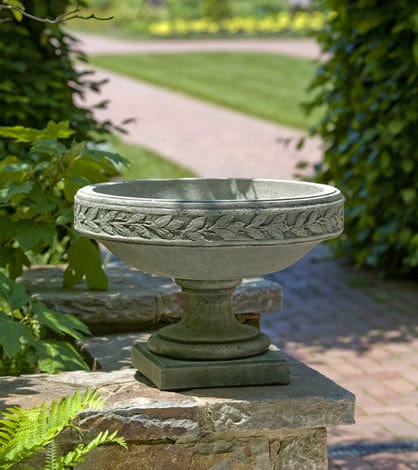 Campania International Longwood Laurel Banded Urn Planter - P-466