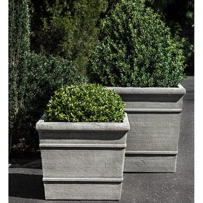 Campania International Marin Square Planter, Large - P-736