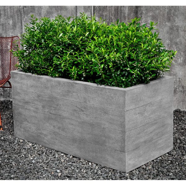 Campania International Chenes Brut Long Box Planter - P-750
