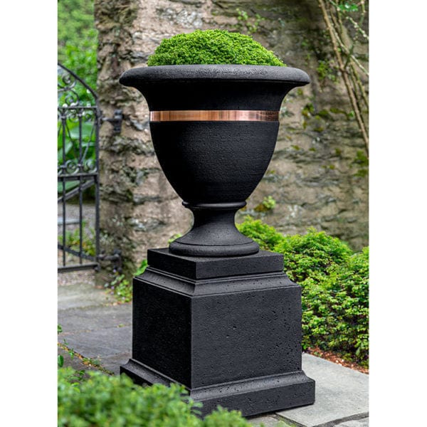Campania International Classic Copper Banded Urn Planter, Large- P-838