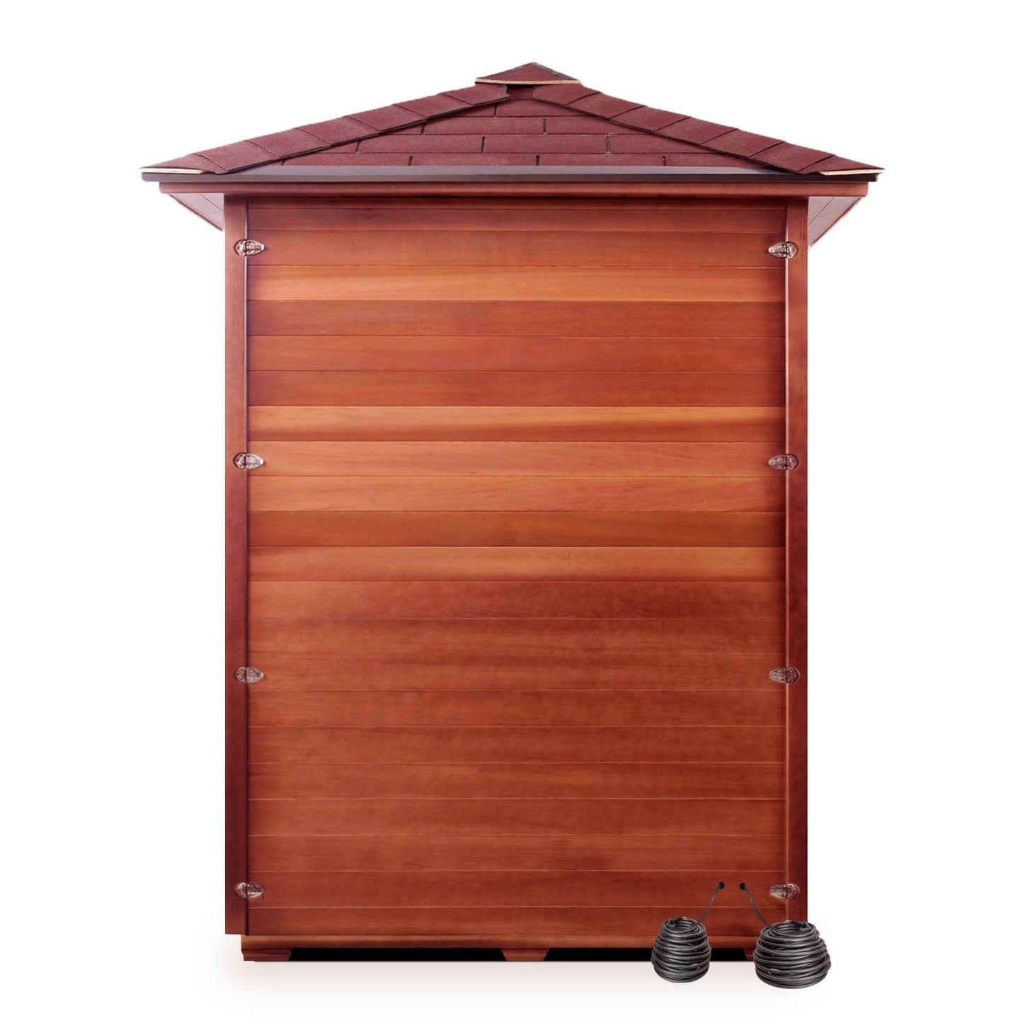Enlighten Infrared/Traditional Sauna DIAMOND - 3 Peak - 3 Person Outdoor Sauna