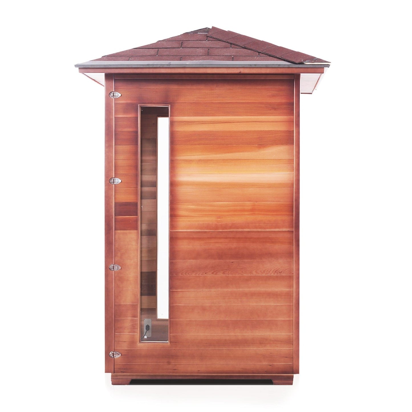 Enlighten Full Spectrum Infrared Sauna RUSTIC - 2 Peak - 2 Person Outdoor Sauna