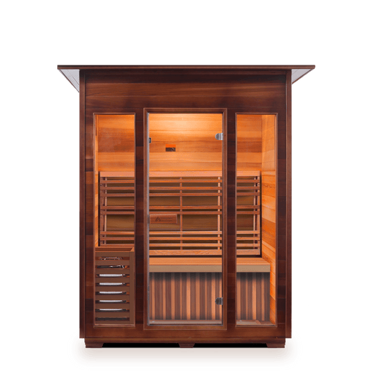 Enlighten Dry Traditional Sauna SunRise - 3 Indoor - 3 Person Sauna