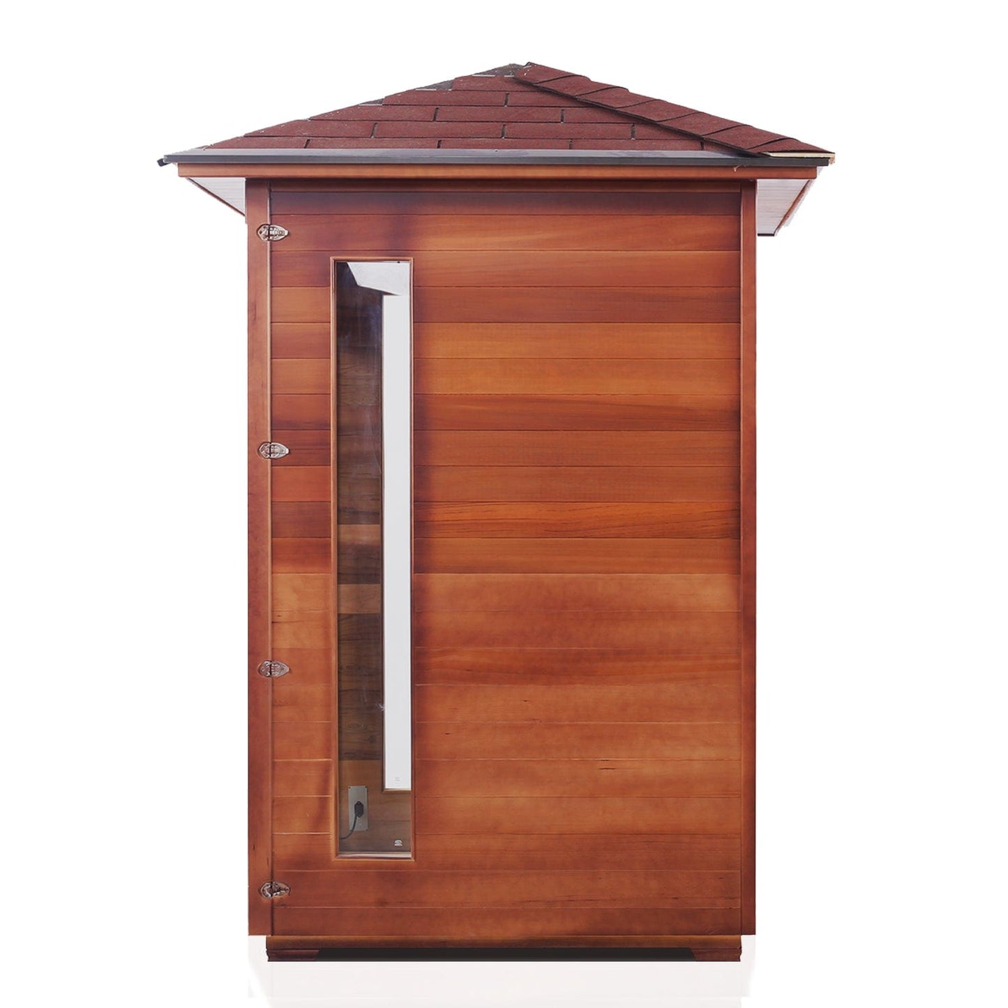 Enlighten Full Spectrum Infrared Sauna RUSTIC - 3 Peak - 3 Person Outdoor Sauna