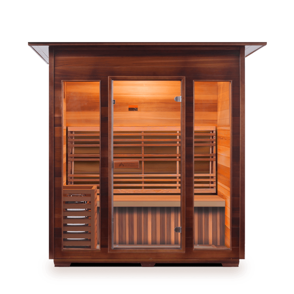 Enlighten Dry Traditional Sauna SunRise - 4 Indoor - 4 Person Sauna