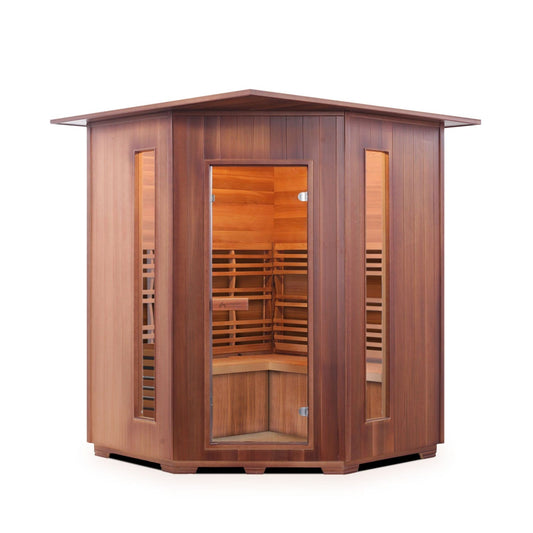 Enlighten Dry Traditional Sauna SunRise - 4C Indoor - 4 Person Sauna
