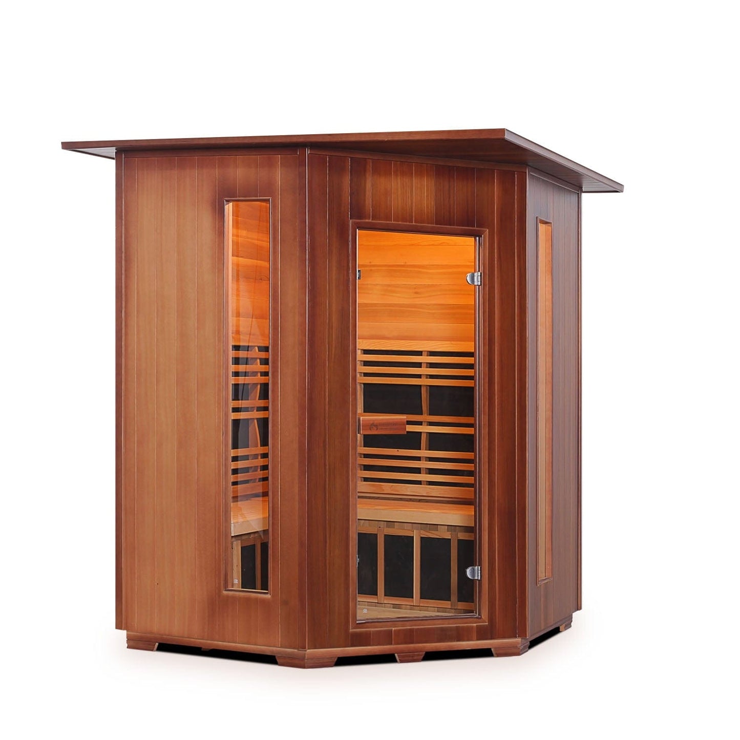 Enlighten Full Spectrum Infrared Sauna RUSTIC  - 4C Indoor - 4 Person Sauna