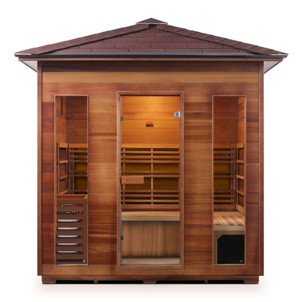 Enlighten Dry Traditional Sauna SunRise - 5 Peak - 5 Person Outdoor Sauna