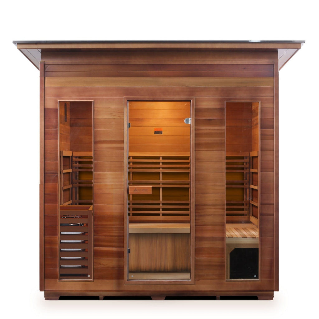Enlighten Dry Traditional Sauna SunRise - 5 Slope - 5 Person Outdoor Sauna