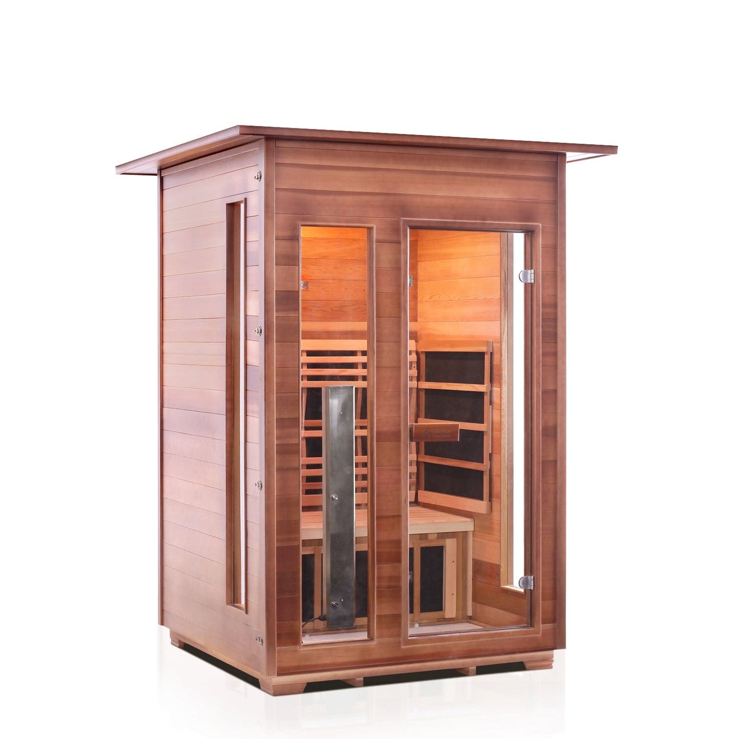 Enlighten Full Spectrum Infrared Sauna RUSTIC - 2 Indoor - 2 Person Sauna