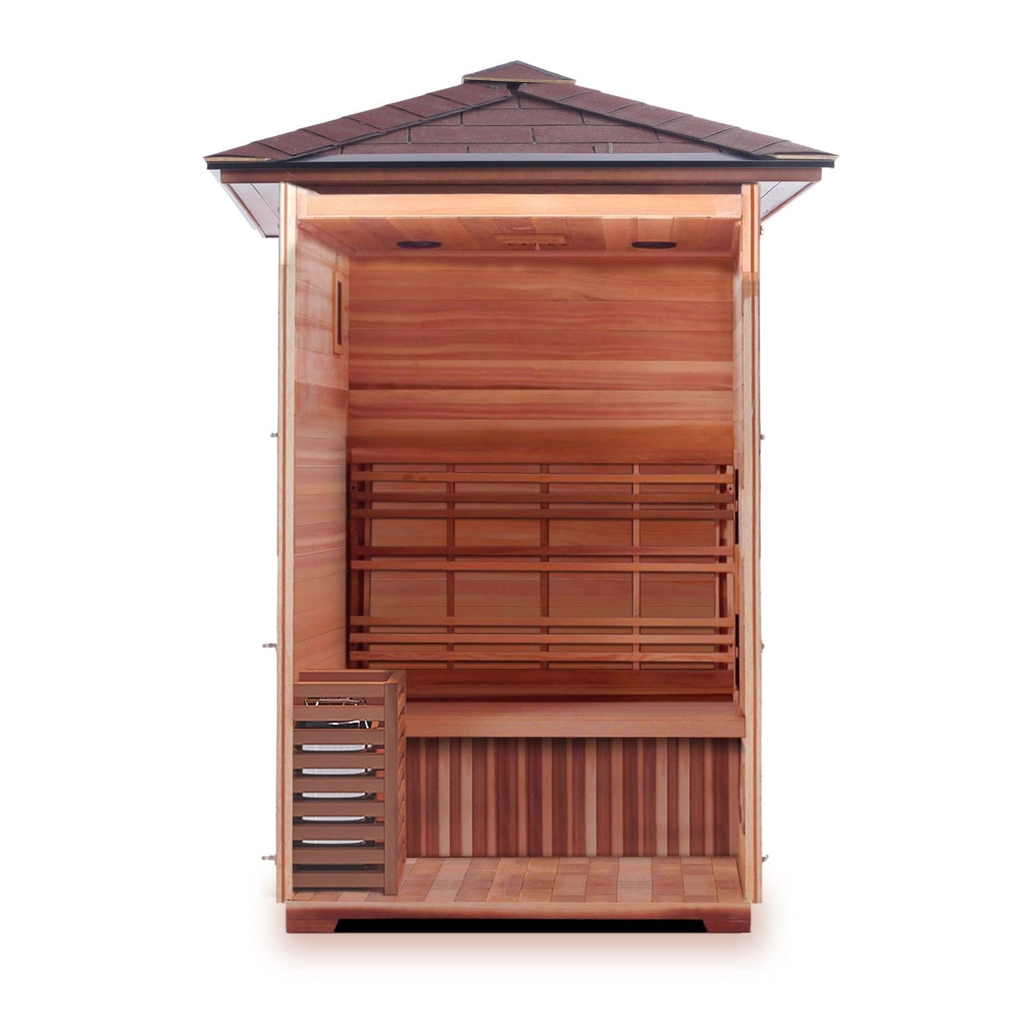 Enlighten Dry Traditional Sauna MoonLight - 2 Peak - 2 Person Outdoor Sauna