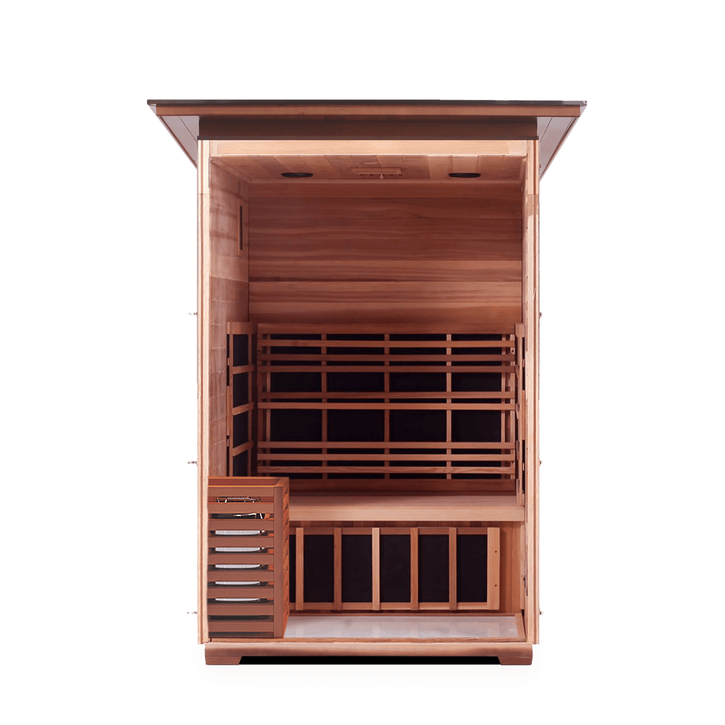 Enlighten Infrared/Traditional Sauna SAPPHIRE - 2 Slope - 2 Person Outdoor Sauna