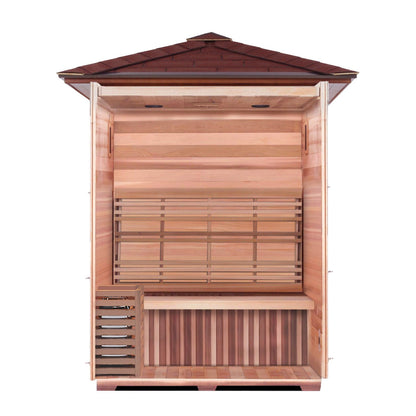 Enlighten Dry Traditional Sauna MoonLight - 3 Peak - 3 Person Outdoor Sauna