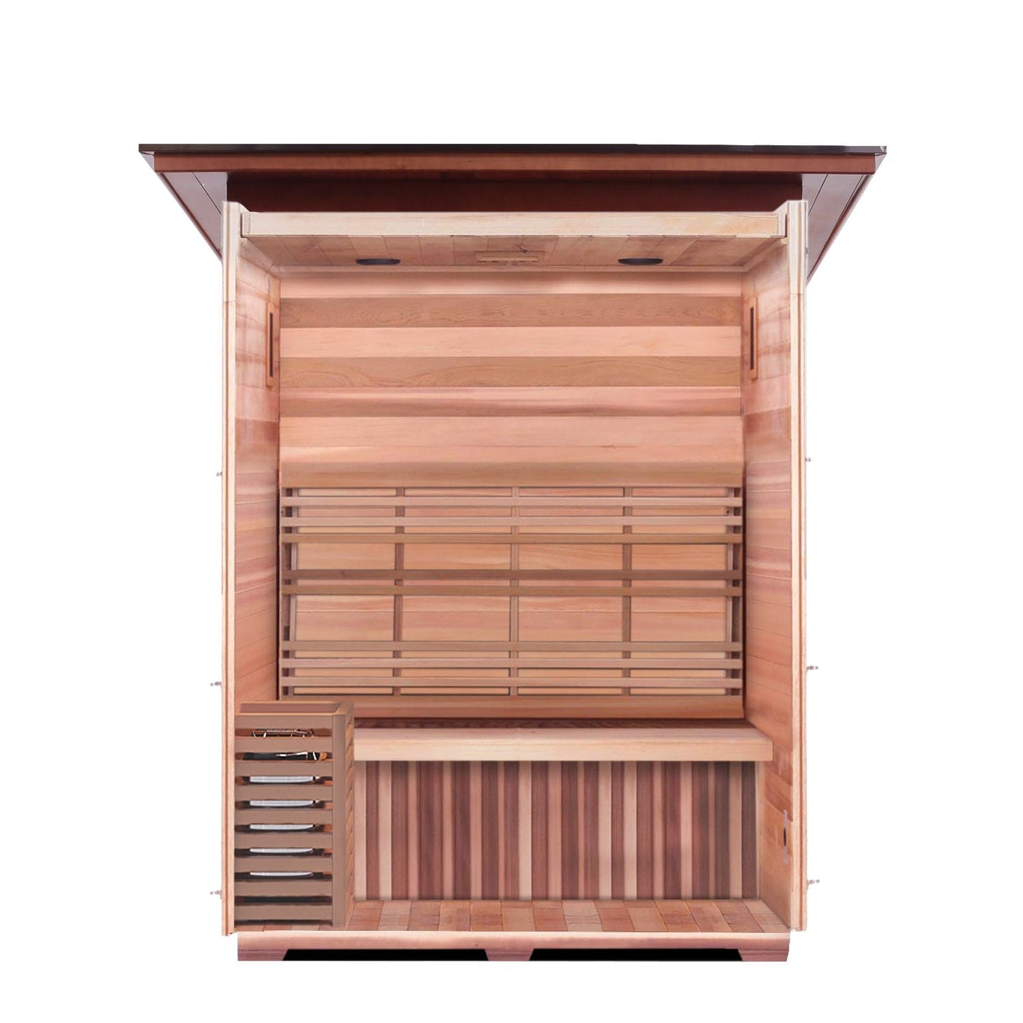 Enlighten Dry Traditional Sauna MoonLight - 3 Slope - 3 Person Outdoor Sauna