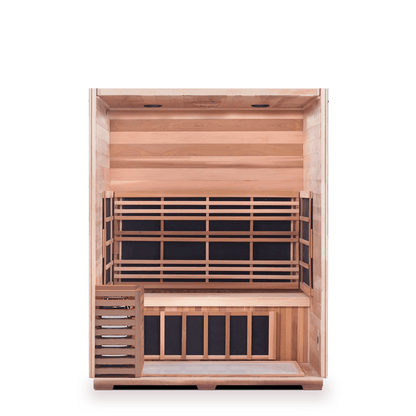 Enlighten Infrared/Traditional Sauna SAPPHIRE - 3 Indoor - 3 Person Sauna