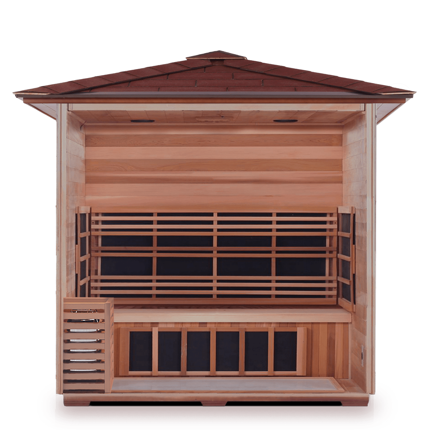 Enlighten Infrared/Traditional Sauna SAPPHIRE - 4 Peak - 4 Person Outdoor Sauna