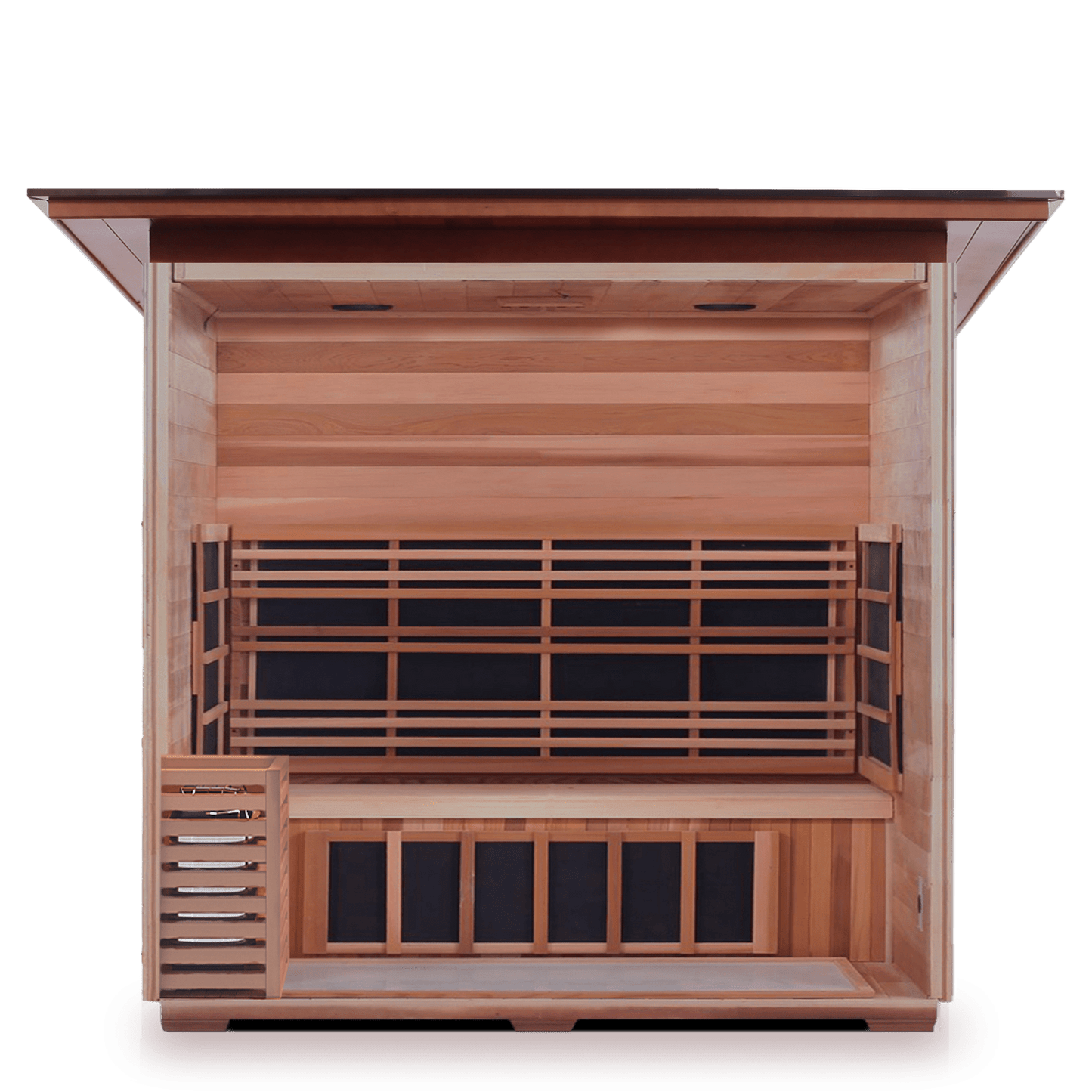 Enlighten Infrared/Traditional Sauna SAPPHIRE - 4 Slope - 4 Person Outdoor Sauna