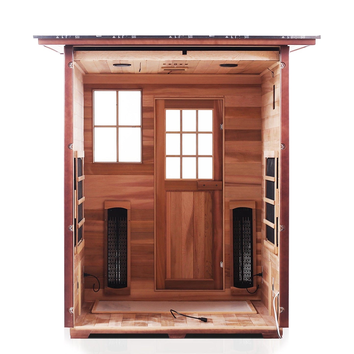 Enlighten Full Spectrum Infrared Sauna SIERRA - 4 Slope - 4 Person - Outdoor Sauna