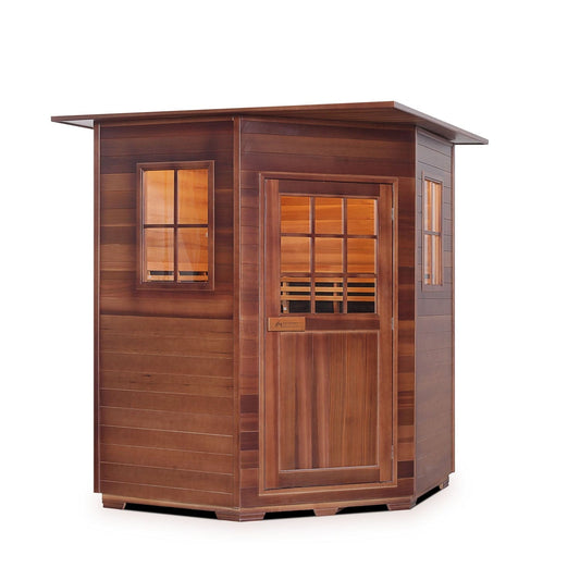 Enlighten Infrared/Traditional Sauna SAPPHIRE - 4C Indoor - 4 Person Sauna