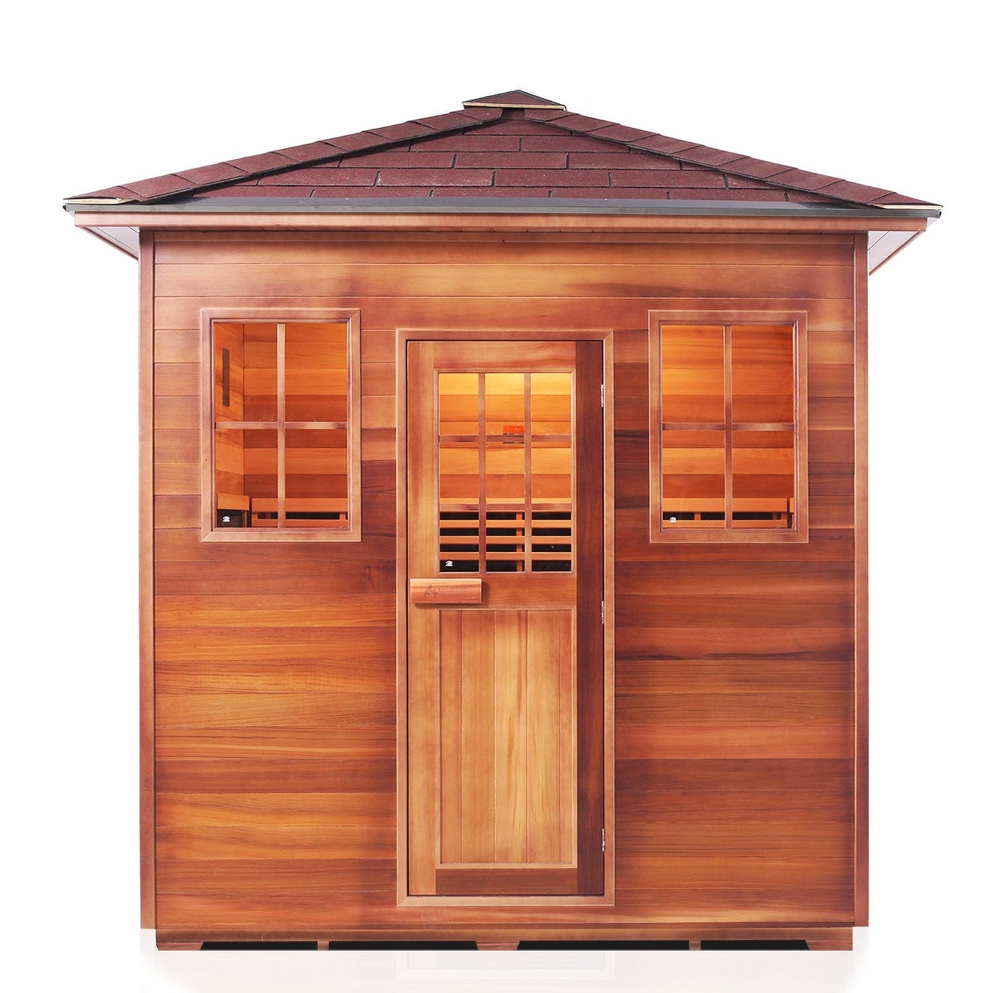 Enlighten Full Spectrum Infrared Sauna SIERRA - 5 Peak - 5 Person - Outdoor Sauna