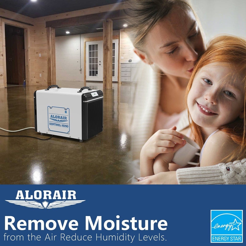 Dehumidifiers Alorair® Sentinel HD90 Energy Star Basement & Crawl Space Dehumidifier 90 Pints/Day Alorair