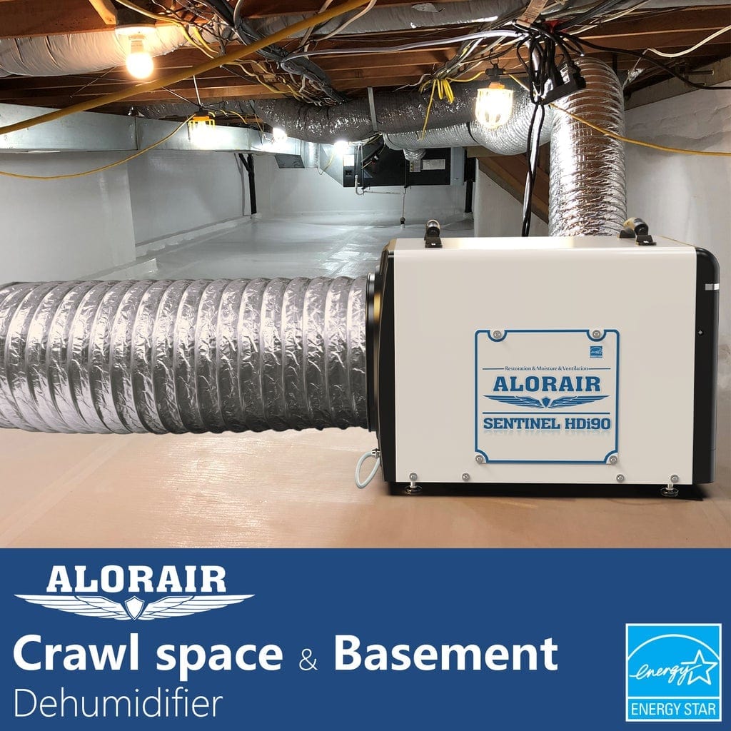 Dehumidifiers Alorair Duct-Able Version Basement/Crawl Space Dehumidifiers 198 PPD Alorair