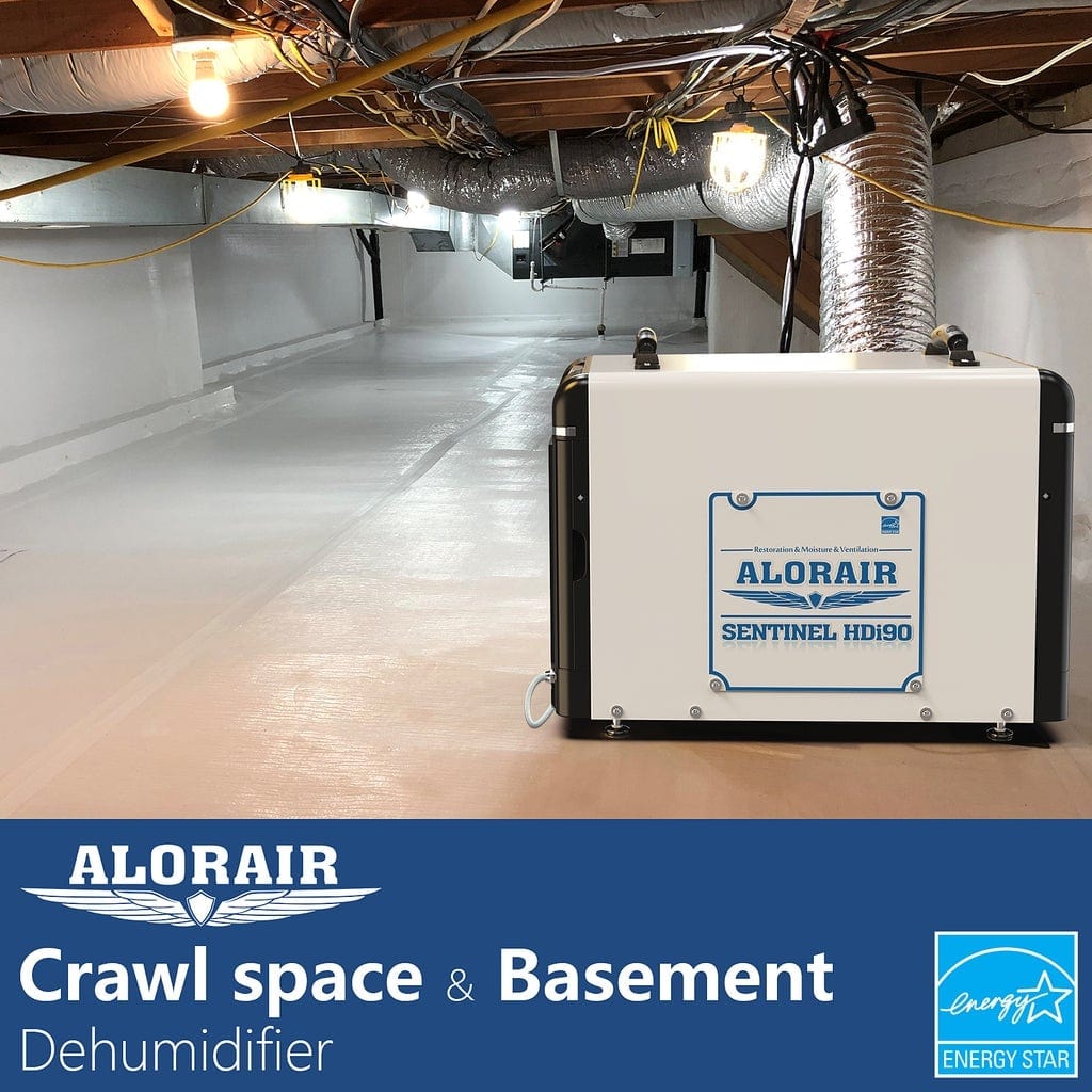 Dehumidifiers Alorair Basement/Crawlspace Dehumidifiers 198 PPD (Saturation) Alorair