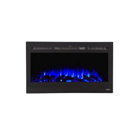 The Sideline 36 36" Recessed Electric Fireplace Touchstone