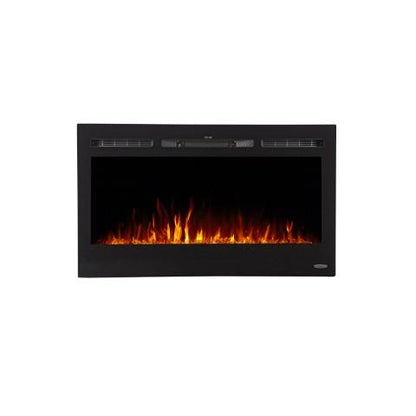 The Sideline 36 36" Recessed Electric Fireplace Touchstone